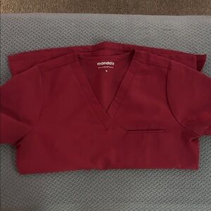 Mandala single pocket scrub top